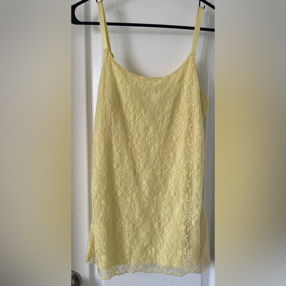 Women’s Maurice yellow lace top size-Medium - Picture 1 of 5